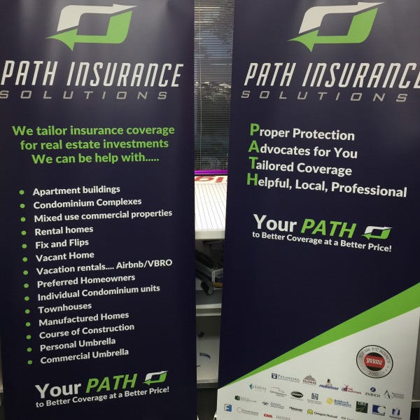Pair of pop-up retractable banner stands