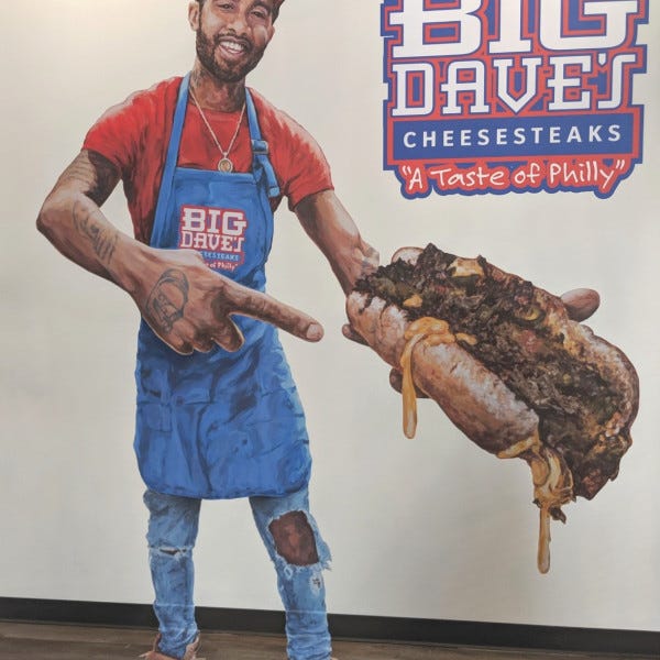 Big Daves Cheesreaks perspective art