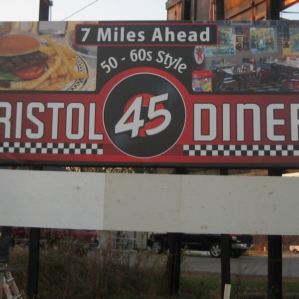 Billboard Bristol Diner 45 from 2010