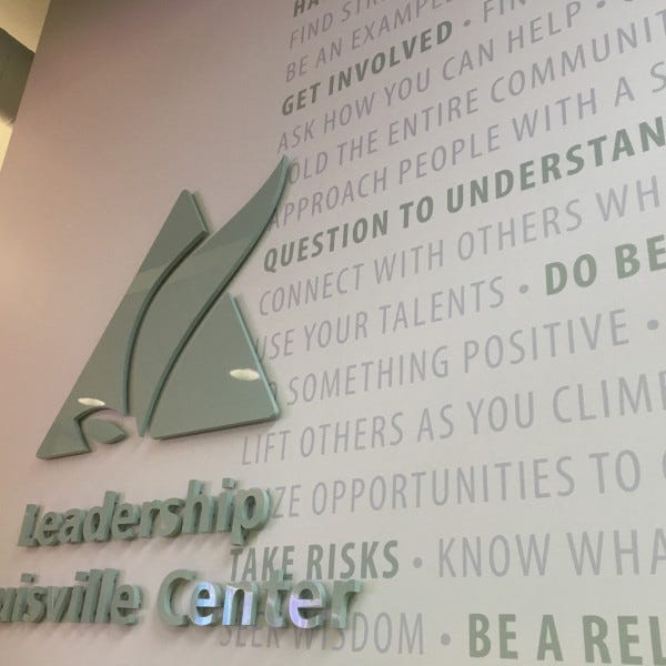 Acrylic Letters on Wall Wrap