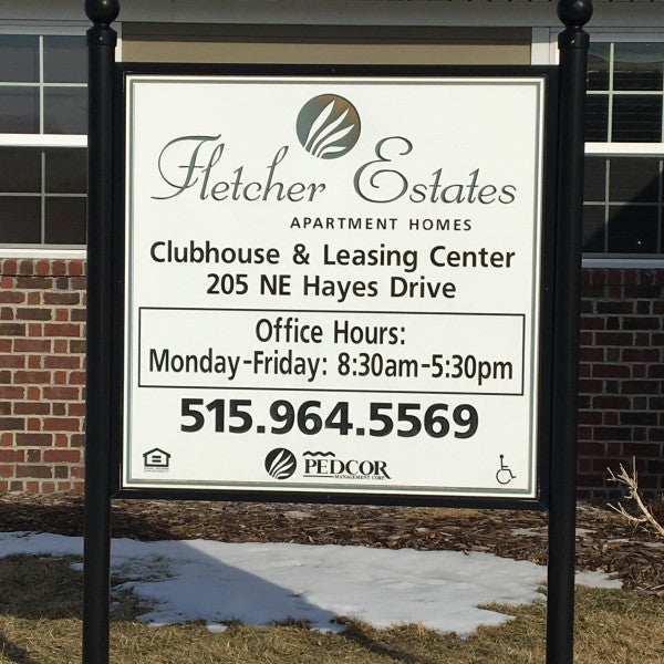 Fletchers real estate sign