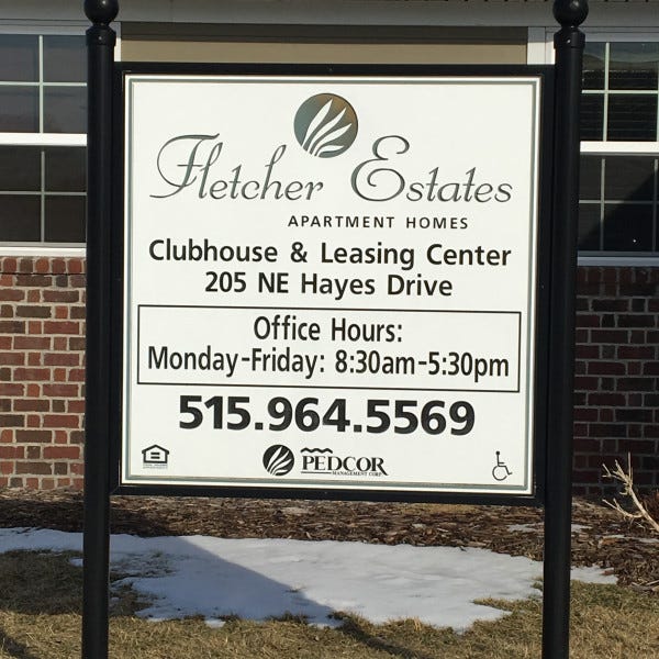 Fletchers real estate sign