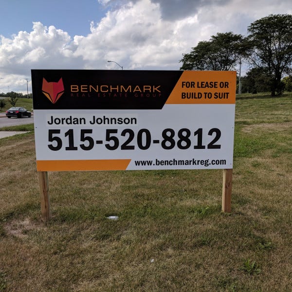 Benchmark Real Estate Sign