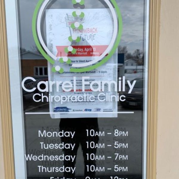 Carrell Chiro Door 