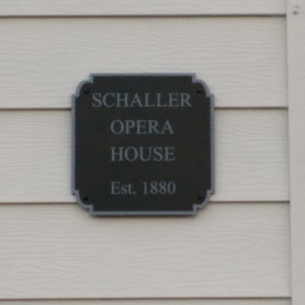 Schaller Hometown Engraved Sign