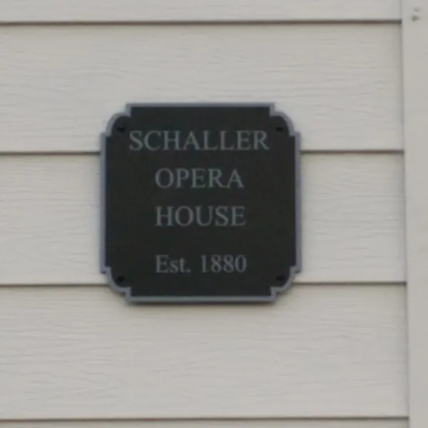 Schaller Hometown Engraved Sign