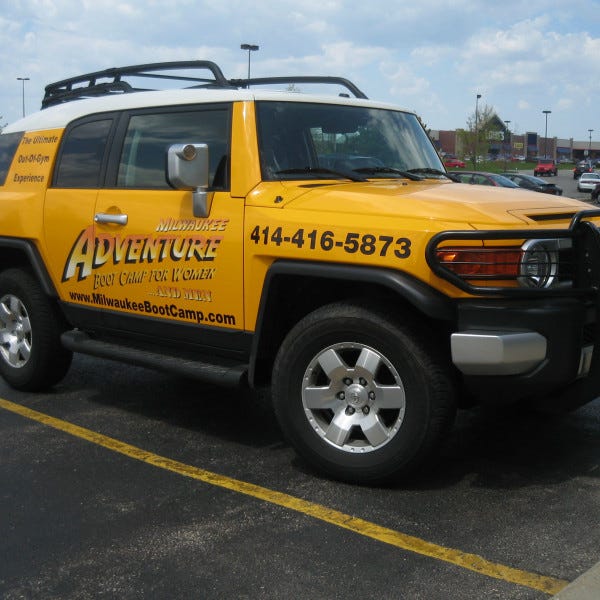 Vehicle Graphics Milwaukee Boot Camp from 2008 in Milwaukee, WI