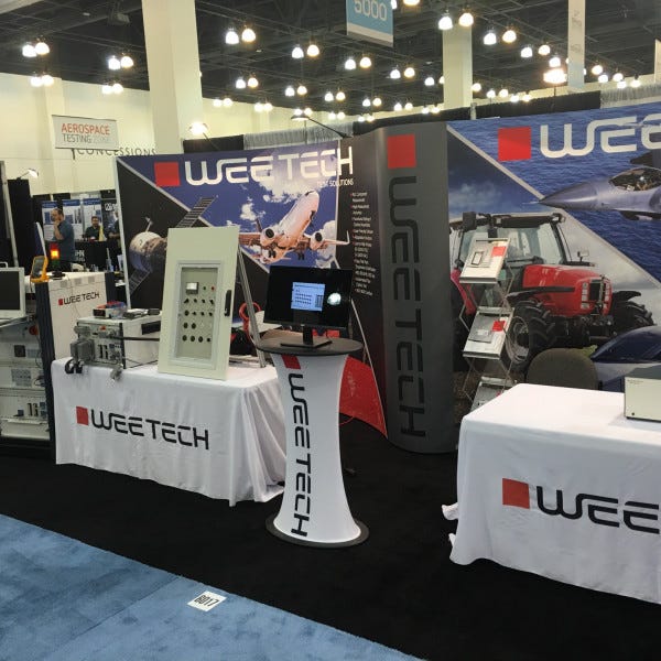 WEETECH Trade Show Display from 2016 in Gurnee, IL
