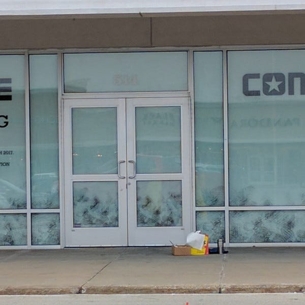 Window Graphics Converse from 2017 in Pleasant Prairie, WI