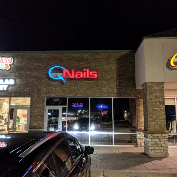 Q Nails Channel Letters