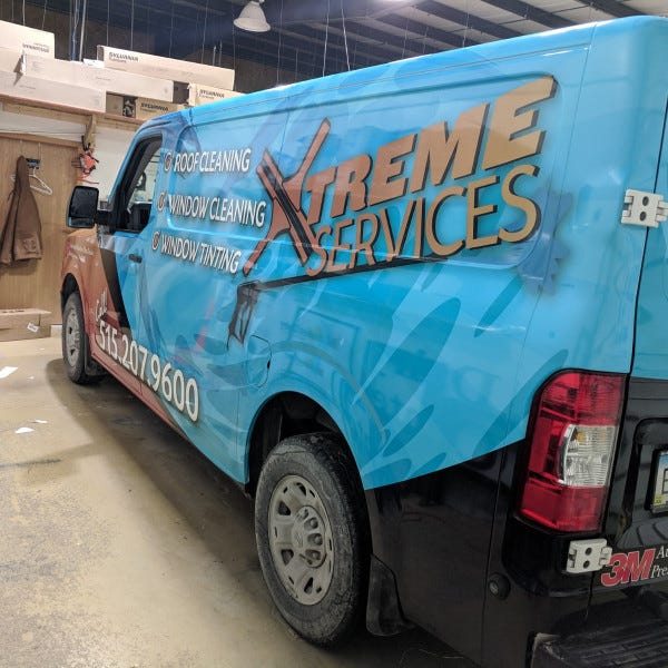 Xtreme Services Car Wrap