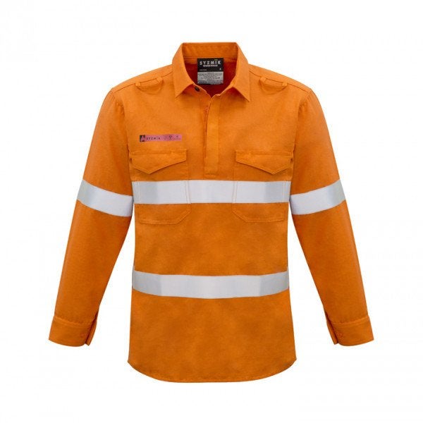Custom MENS CLOSED FRONT HOOPED TAPED SHIRT