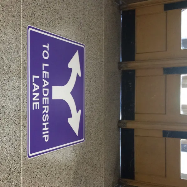 Washington Middle School Directional Floor Graaphics from 2016 in Kenosha, WI