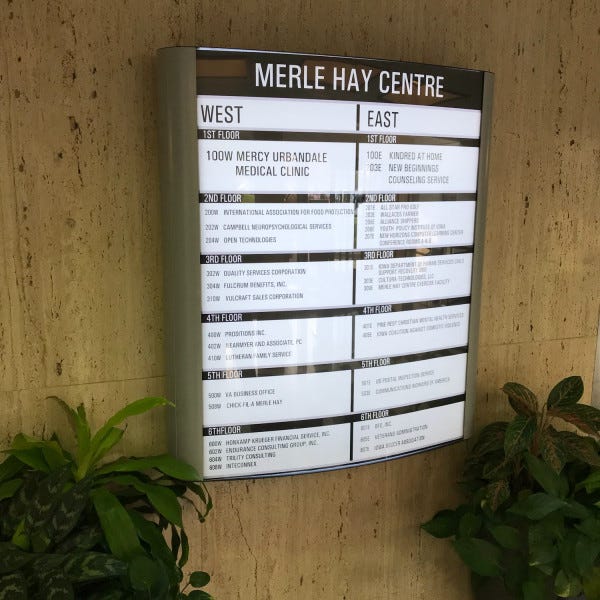 Merle Hay Mall directory