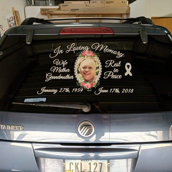 RIP Car Decal