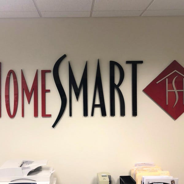 Dimensional Reception Area Sign