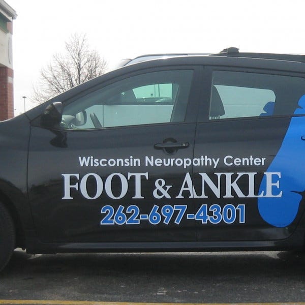WI Foot and Ankle Vehicle Graphic from 2011 in Kenosha, WI