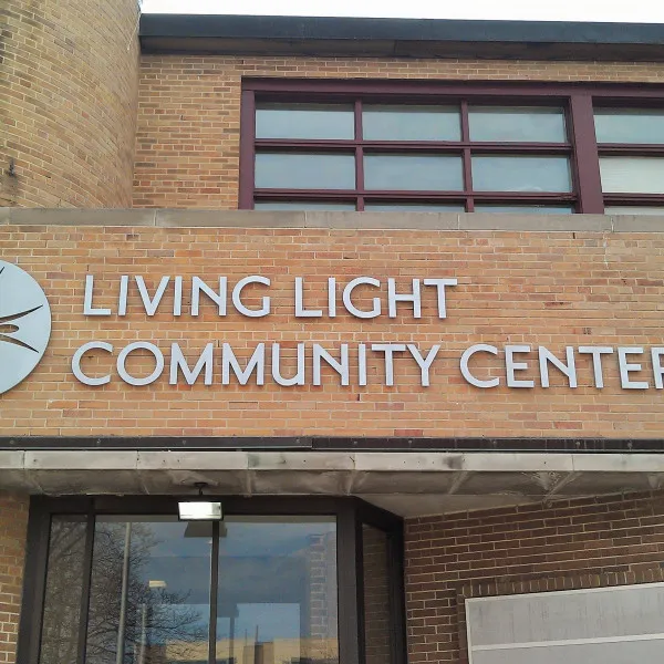 Gemini Letters Living Light Community Center from 2012 in Racine, WI