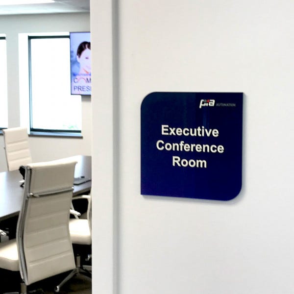 PIA Room ID Plaque