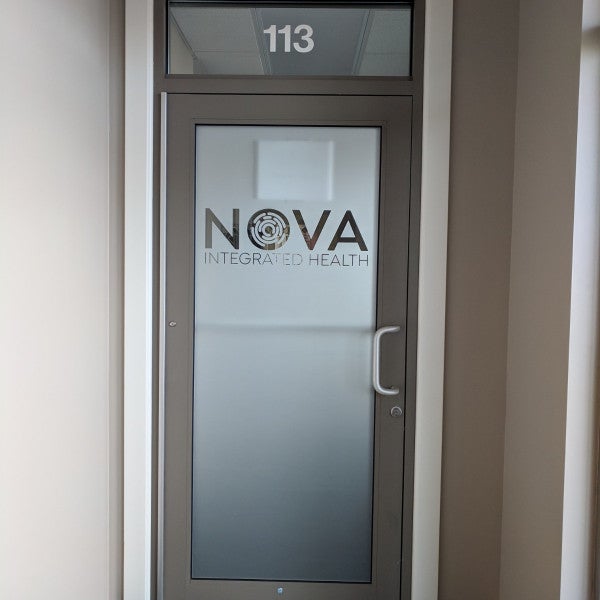 NOVA Frosted window
