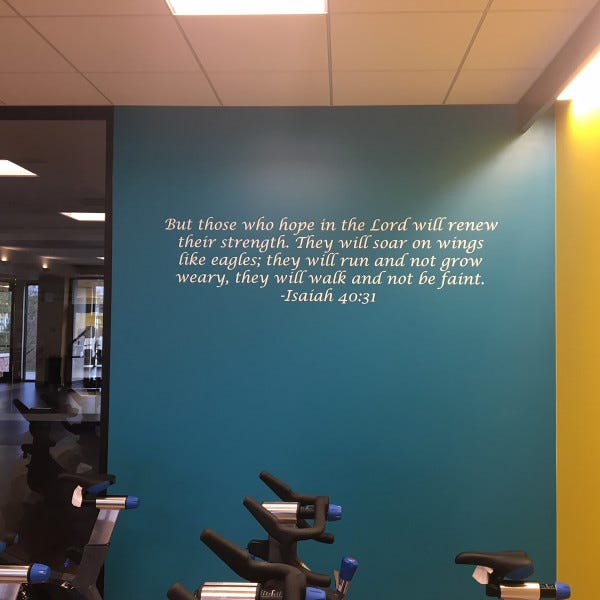 Signarama Brighton Vinyl wall Lettering for Colorado Christian University