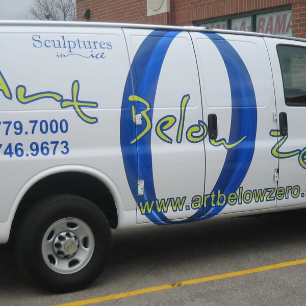 Art Below Zero Van Graphics