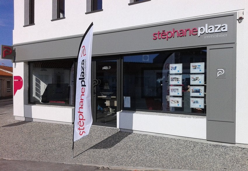 ENSEIGNE LUMINEUSE POUR COMMERCE - AGENCE IMMOBILIERE