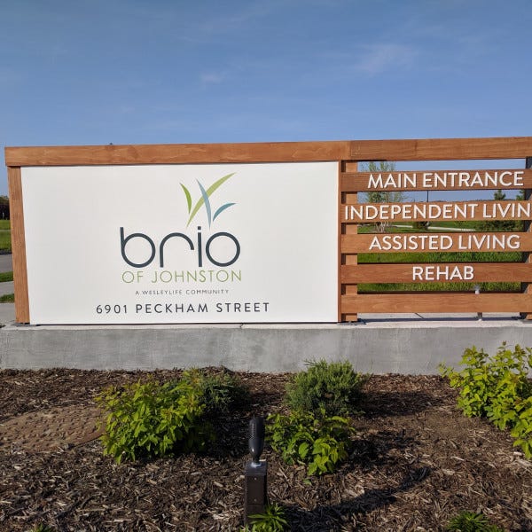Brio Entry Sign