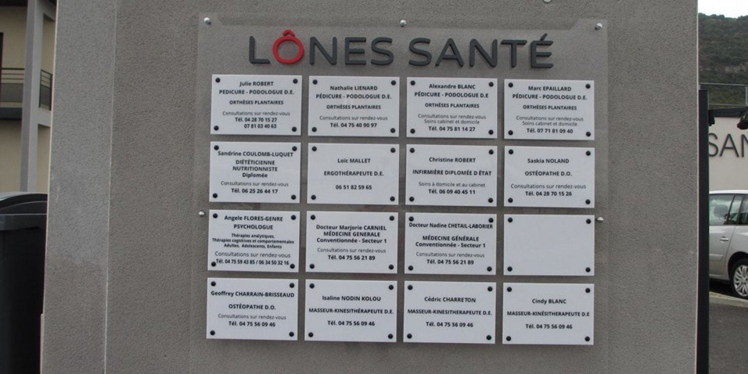 Signalétique d'extérieur