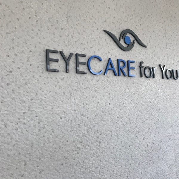 Dimensional Lettering - Eyecare For You