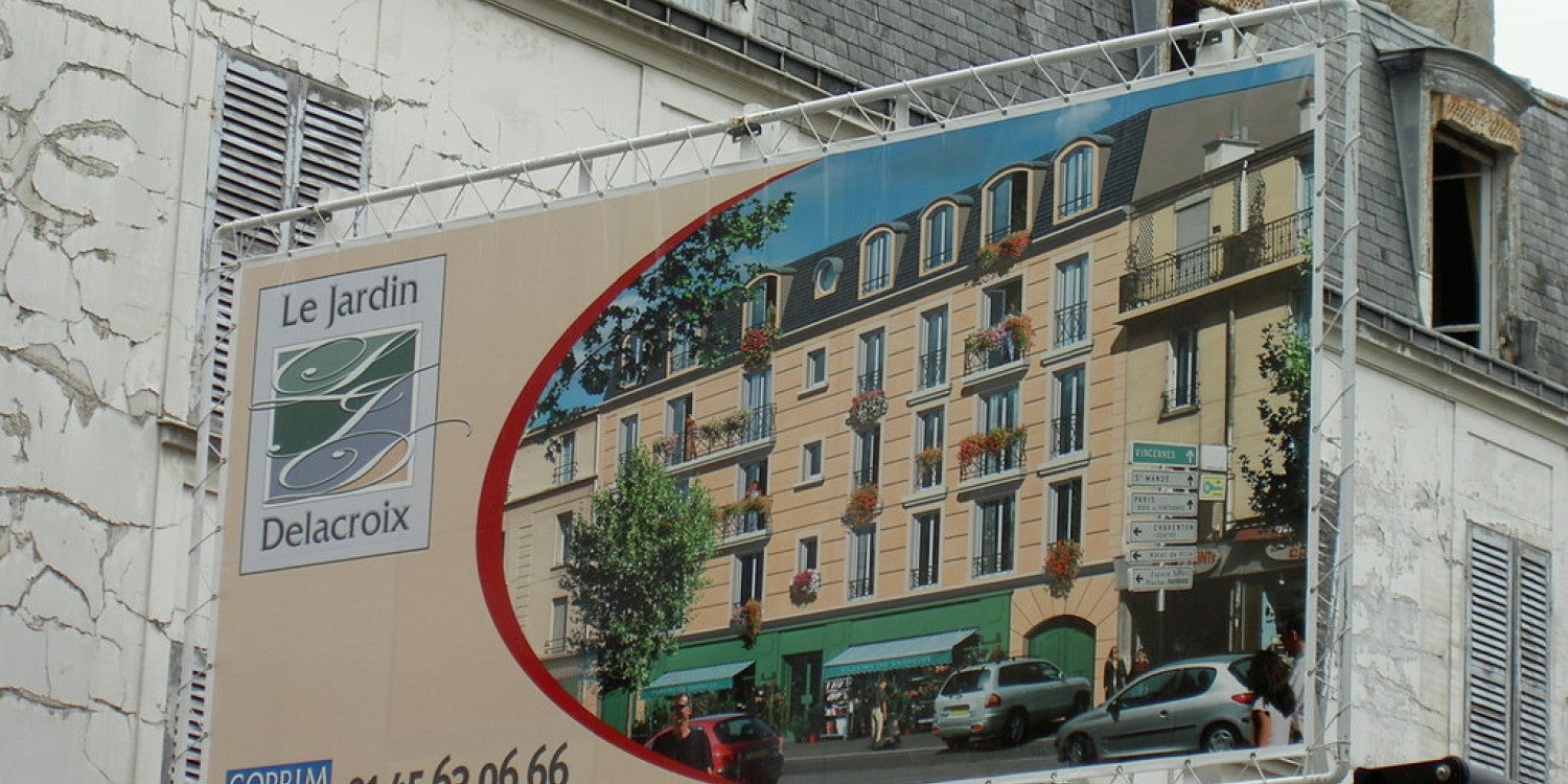 Bâche tendue grand format