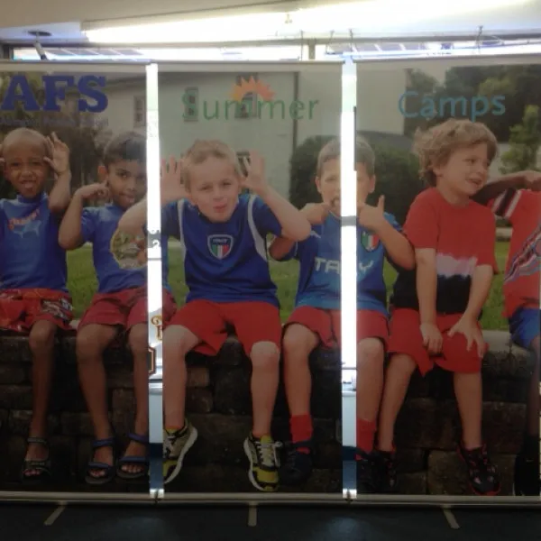 Popup Trade Show Banner - AFS Summer Camp