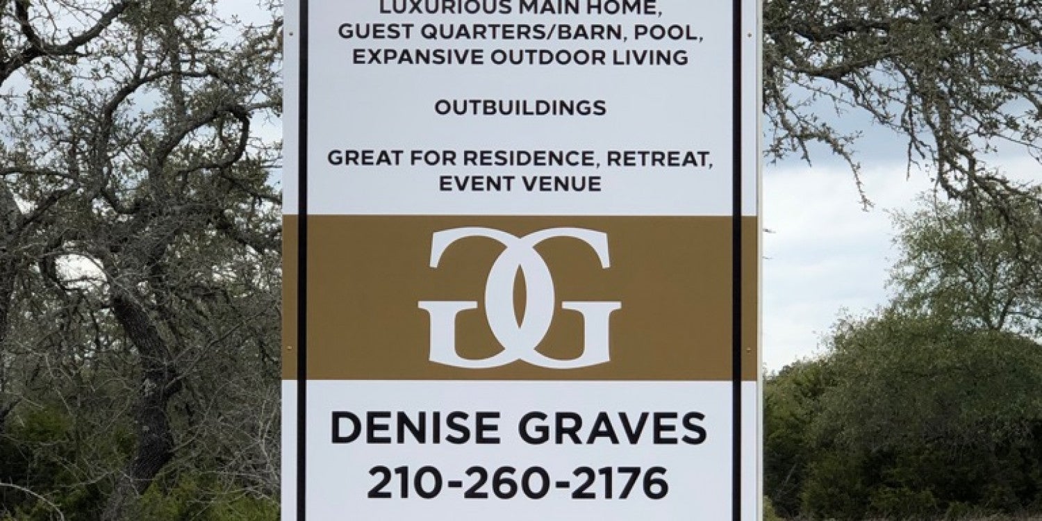 Post & Panel Signs