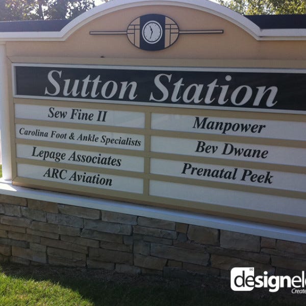Monument Sign and Panels