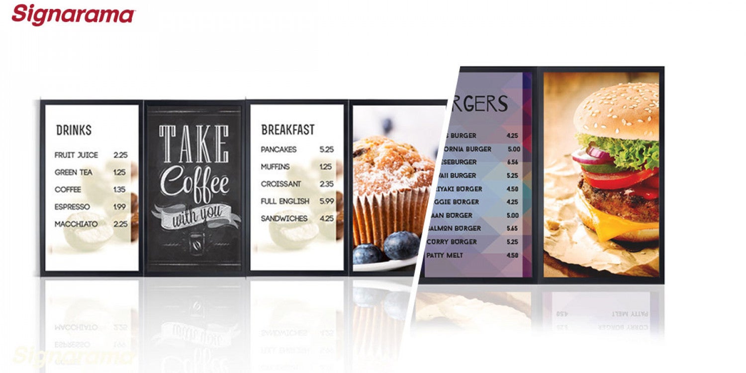 Menu Board Signs