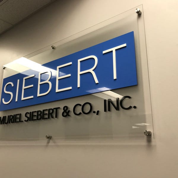 Acrylic Sign & Dimensional Lettering with Standoffs - Siebert