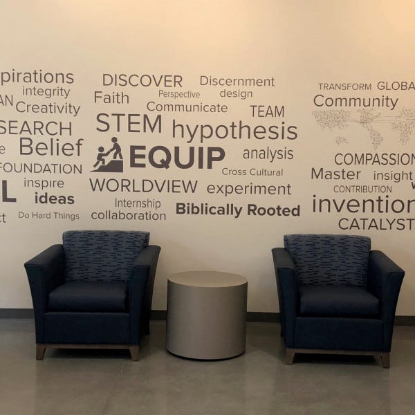 Digitally Printed & Dye-Cut Word Wall