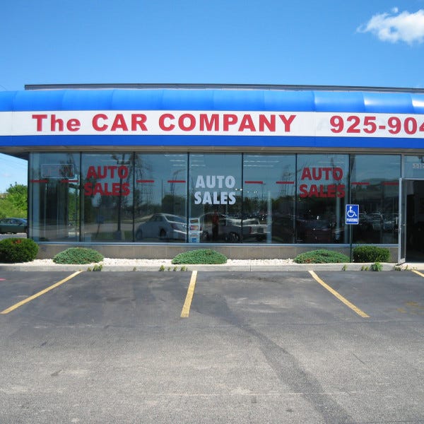Window Graphics Car Company from 2007 in Kenosha, WI