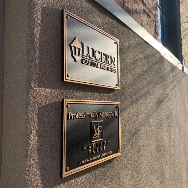Cast Iron Plaque - Lucern Capital