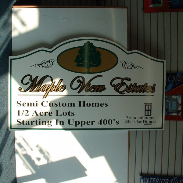Routed Sign - Remax