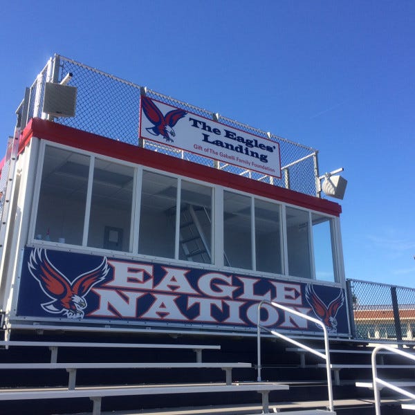 Eastchester Eagles Bleacher Signage