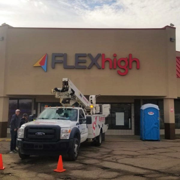 Flex High Channel Letters - Flint, MI