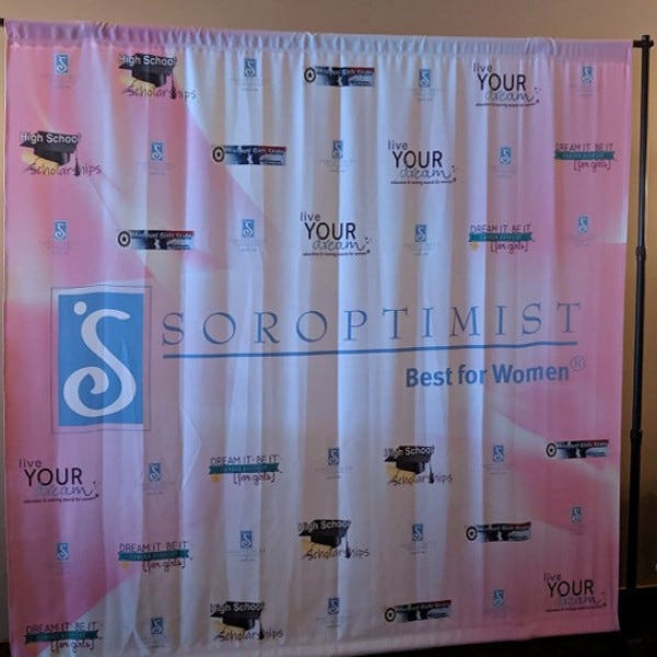 Soroptimist Step And Repeat