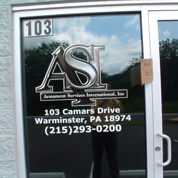 Window Graphics - Armament Services International, Inc.
