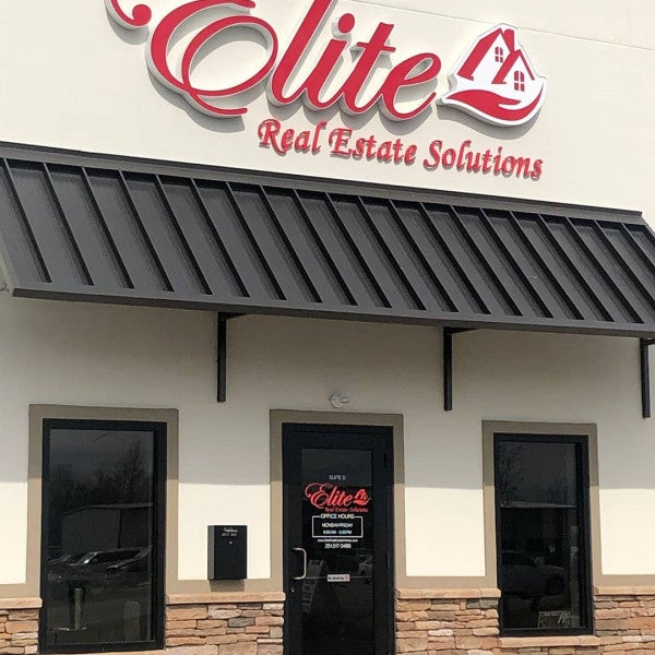 Elite Real Estate Solutions Lighted Channel Letter Sign