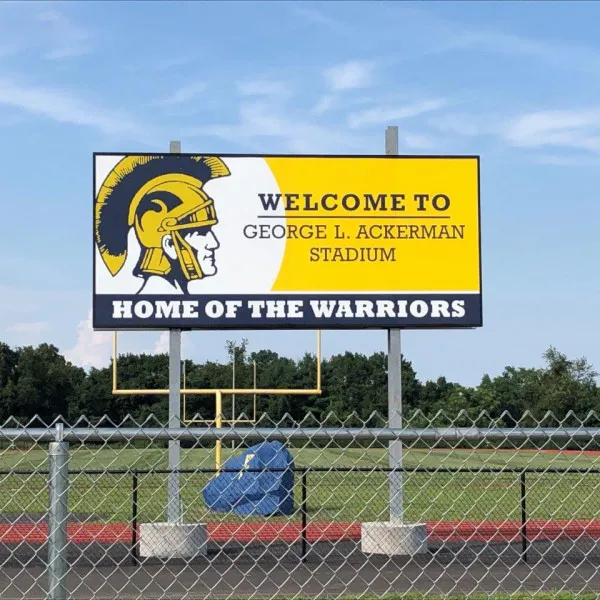 Framed Aluminum Scoreboard Sign - FTPS