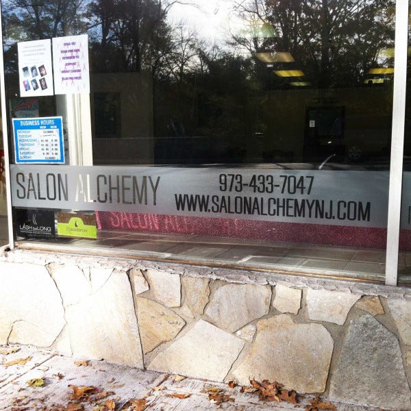 Salon - Window Graphics-Roseland