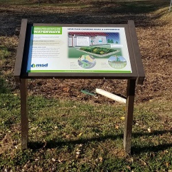 Freestanding Info Sign Goverment