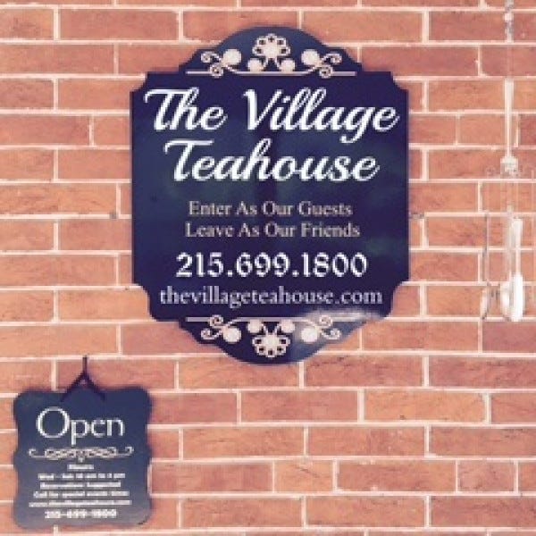 Village Teahouse Sign