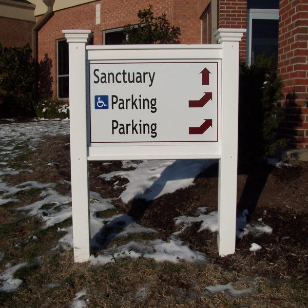 First Alliance Church Directional Sign